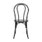 Flash Furniture HERCULES Commercial Black Indoor/Outdoor Wood Look Resin Thonet Style Chair L-9-M5-BLK-GG - alternate 8